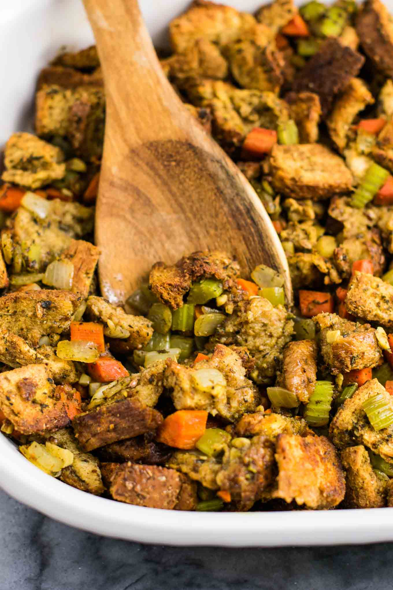 Vegan Stuffing Recipes Thanksgiving
 The Best Easy Vegan Stuffing Recipe Build Your Bite