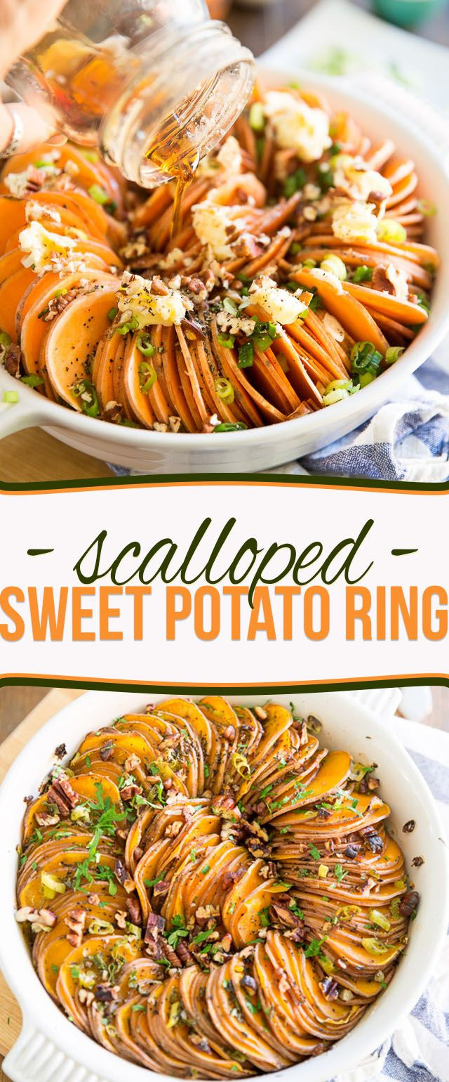 Vegan Sweet Potato Recipes Thanksgiving
 Scalloped Sweet Potato Ring Recipe