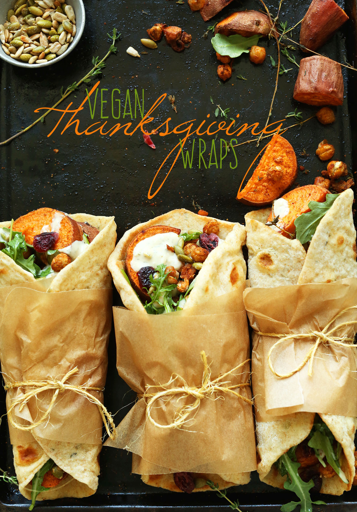 Vegan Sweet Potato Recipes Thanksgiving
 Vegan Thanksgiving Wraps