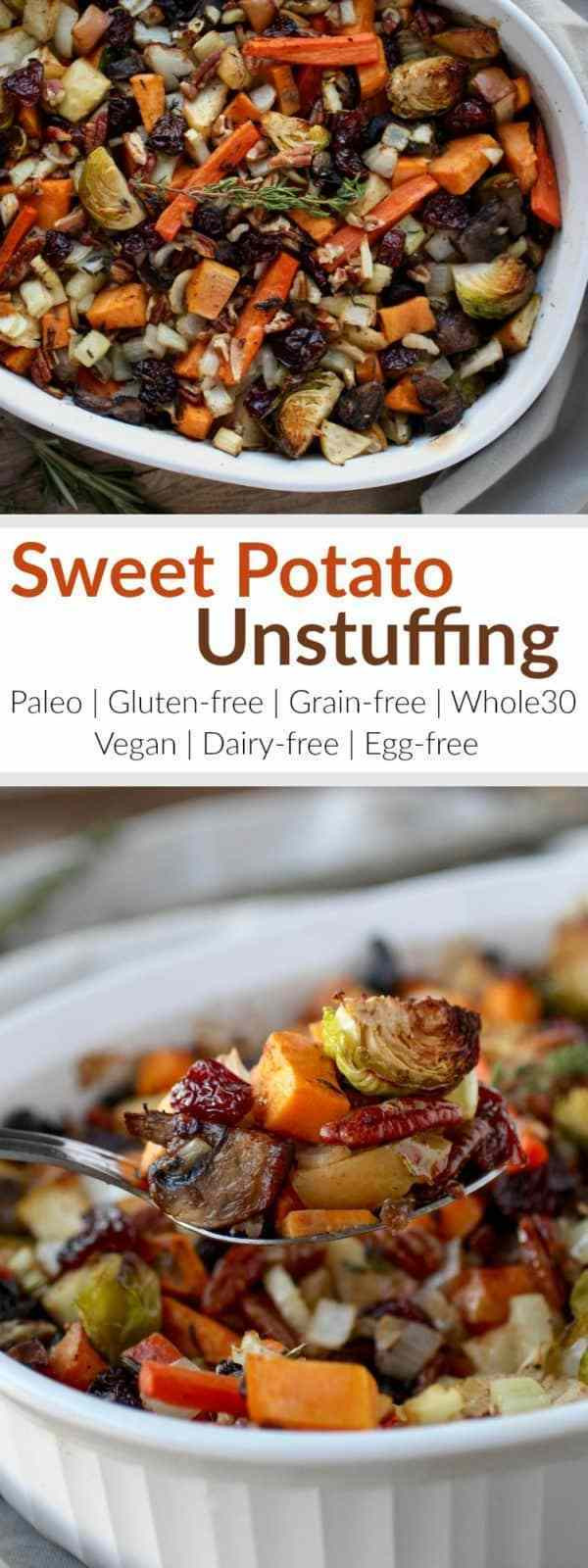 Vegan Sweet Potato Recipes Thanksgiving
 Sweet Potato Unstuffing The Real Food Dietitians