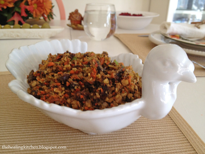 Vegan Thanksgiving Dressing Recipe
 The Healing Kitchen Raw Vegan Thanksgiving Recipes and