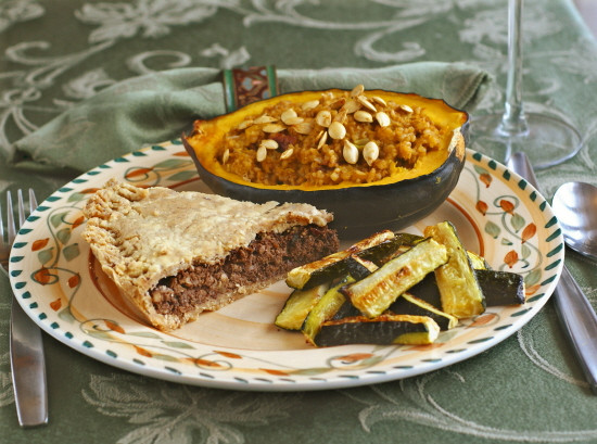 Vegan Thanksgiving Pie
 I Am Thankful for Vegan Tortiere Meat Pie Gluten