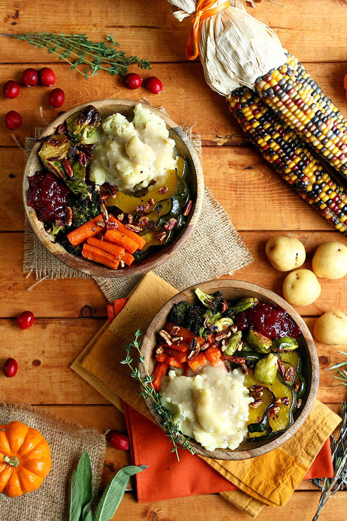 Vegan Thanksgiving Roast
 Roasted Vegan Thanksgiving Bowl I LOVE VEGAN