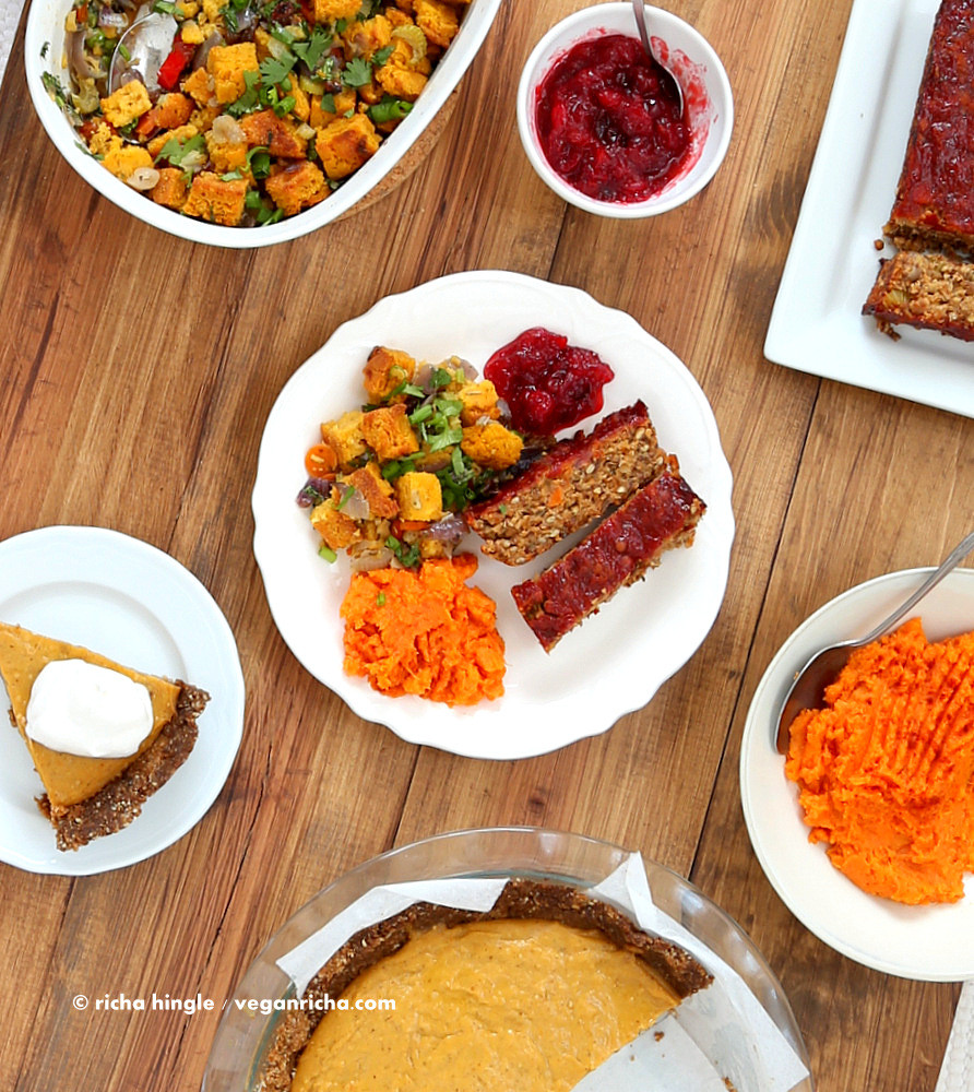 Vegetarian Thanksgiving Loaf
 Vegan Lentil Quinoa Loaf Vegan Richa