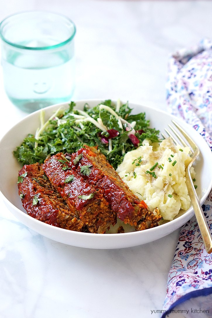 Vegetarian Thanksgiving Loaf
 Vegan Lentil Loaf Yummy Mummy Kitchen