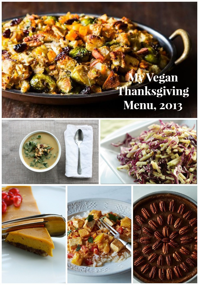 Vegetarian Thanksgiving Menu
 My Vegan Thanksgiving Menu 2013