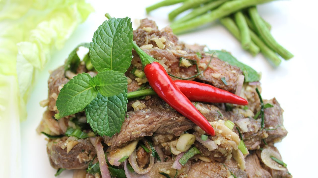 Waterfall Beef Salad
 Nam Tok Neua or Thai Waterfall Beef Salad