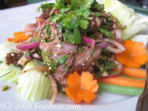 Waterfall Beef Salad
 Neua Yang Nam Tok เนื้อย่างน้ำตก Waterfall Beef Salad