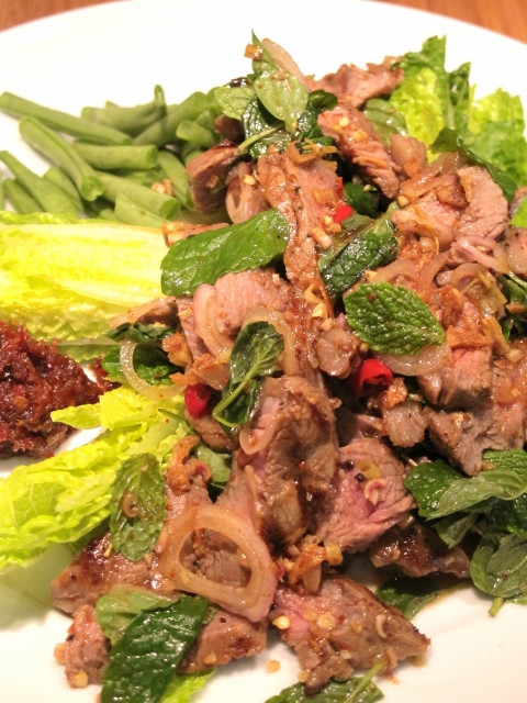 Waterfall Beef Salad
 Thai Waterfall Beef Salad