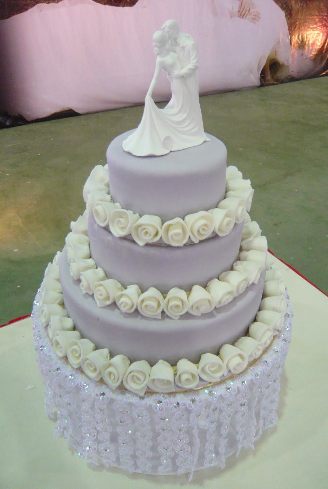 Waterfall Wedding Cakes
 Jenn Cupcakes & Muffins Waterfall Wedding cake