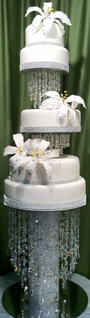 Waterfall Wedding Cakes
 Best 25 Waterfall cake ideas on Pinterest