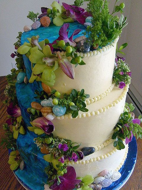 Waterfalls Wedding Cakes
 Best 25 Waterfall cake ideas on Pinterest