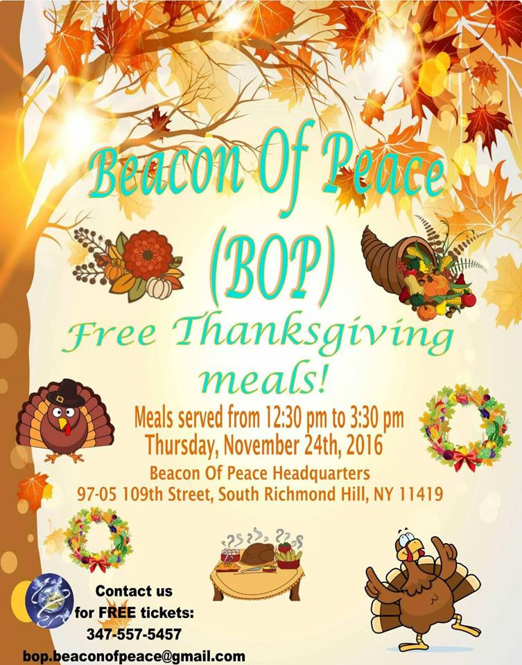 Wegmans Thanksgiving Dinner 2019
 Free Thanksgiving Meals 2016 – Beacon of Peace