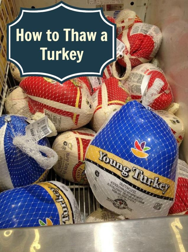 When To Defrost Turkey For Thanksgiving
 Holiday Food Safety How To Thaw A Turkey