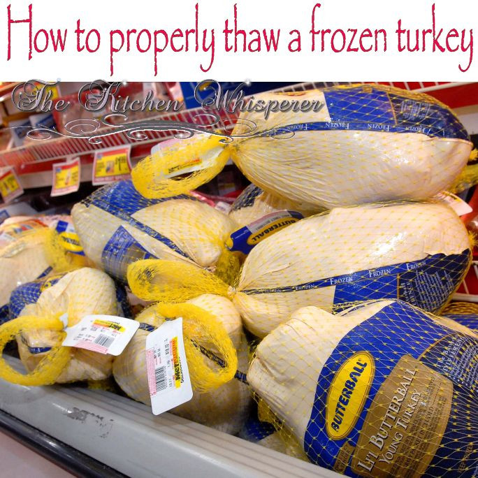 When To Defrost Turkey For Thanksgiving
 How to properly thaw a frozen turkey