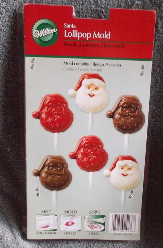 Wilton Christmas Candy Molds
 Wilton Santa Lollipop Mold Christmas Chocolate Candy